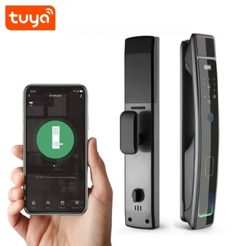 ELEKTRONICZNY ZAMEK DO DRZWI KLAMKA KOD+WiFi+RFID