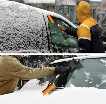 Скребок для ветрового стекла Скребок для снега 60 см 2 в 1