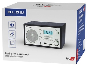 BLOW RA2 FM Bluetooth-радио, коричневый