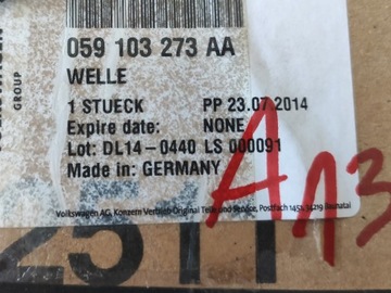 AUDI 2.7 3.0TDI Балансирный вал 059103273AA