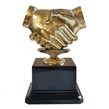 TROFEUM OGÓLNE PODZIĘKOWANIA uścisk dłoni+ grawer
