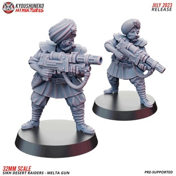 Melter Gun Sikh Desert Raider x2 Kyoushuneko Minia