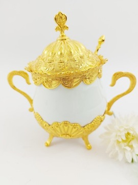Сахарница ЗОЛОТАЯ Y191