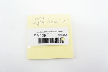 SA226 SKODA SCALA MECHANIZMUS OKNO PRAVÝ ZADNÍ 5Q0959108D 5Q0959408D