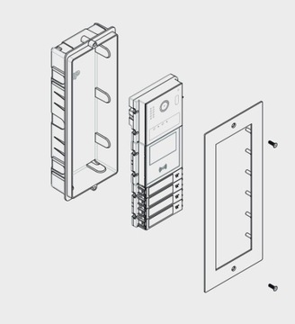 ВИДЕОДОМФОН ВИДЕОИНТЕРФОН СЧИТЫВАТЕЛЬ RFID-КАРТ ШЕСТИСЕМЕЙНЫЙ ДОМОФОН 7 ДЮЙМОВ