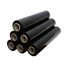 Folia STRETCH ręczna 23 mik 500mm 3 KG CZARNA