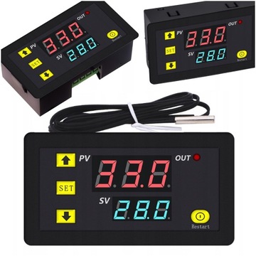 REGULATOR TEMPERATURY TERMOSTAT ELEKTRONICZNY STEROWNIK CYFROWY 230V