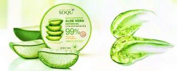 SOQU aloe vera 99 % żel aloesowy 300 ml