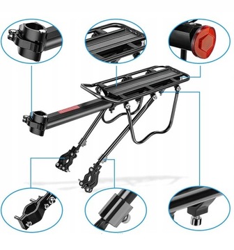 РЕГУЛИРУЕМОЕ крепление ДЛЯ ВЕЛОСИПЕДОВ ДЛЯ MTB 26/27,5/29