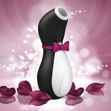 Стимулятор клитора Satisfyer Pro Penguin Next Generation, черный и белый