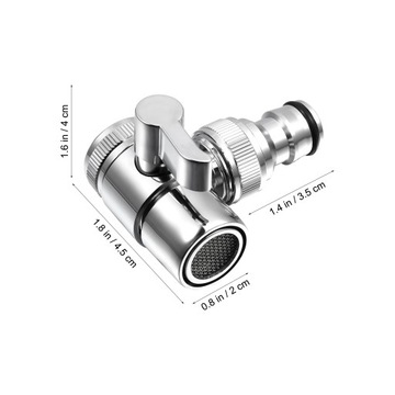 Marne Outdoor Splitter Faucet Portable