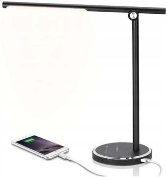 Lampa biurkowa LED Ściemnialna REGULACJA BARWY 8W