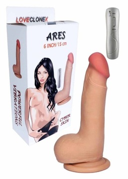 Realistyczny Wibrator Penis z CyberSkóry - LoveClonex Ares 6