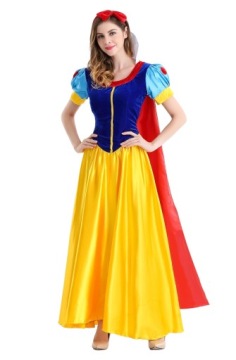 НАРЯД КОСТЮМ ПЛАТЬЕ БЕЛОСНЕЖНОЕ ПЛАТЬЕ ДЛЯ КОСПЛЕЙ 164/170 М