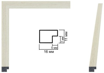 Каркас, рамка 9х13 - профиль WIK - 12 цветов 13х9 см