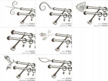 TANIE KARNISZE Classic Podwójny 280 Karnisz