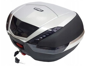 TOP CASE HF E68 СЕРЕБРЯНЫЙ 48L СВЕТОДИОДНЫЙ СТОП-СИГНАЛ