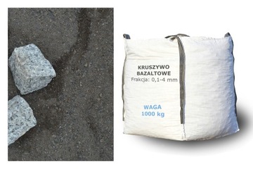 Zasypka bazaltowa fugi do kostki 0-4 BIG BAG TONA