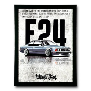 OBRAZ NA ŚCIANĘ - BMW SERIA 6 E24 M6 BAVARIA MOTORS KLASYK - GADGET 66