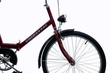 Велосипед складной 24 женский мужской универсальный красный