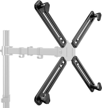 ADAPTER DO MONTAŻU MONITOA BEZ OTWÓRÓW VESA 8KG 13-27 CALI