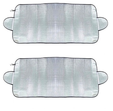 70X155CM 2SZT OSŁONA PRZECIWSZRONOWA MATA NA SZYBĘ PRZECIWSŁONECZNA