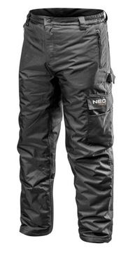 SPODNIE ROBOCZE OCIEPLANE ZIMOWE DO PASA XXL NEO