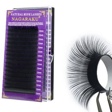 Ресницы Nagaraku Mink C 0,05, длина 11мм, 16 полосок