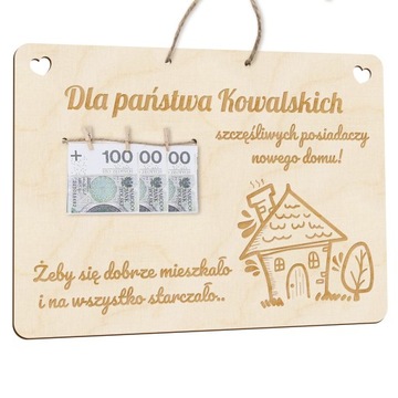 TABLICZKA Z KLAMRAMI NA PIENIĄDZE PARAPETÓWKA Z2