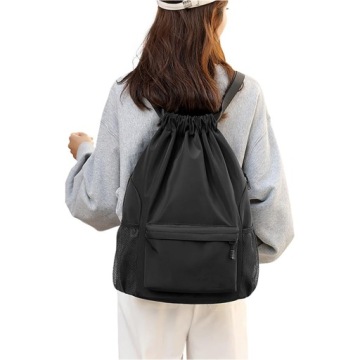 СПОРТИВНЫЙ РЮКЗАК БАСКЕТБОЛ ТРЕНИРОВКИ СУМКА С ШНУРОК ВОДОНЕПРОНИЦАЕМЫЙ