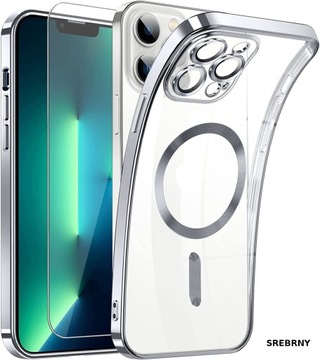 МАГНИТНЫЙ ЧЕХОЛ ДЛЯ MAGSAFE ДЛЯ APPLE IPHONE 15 PRO MAX COLOR CASE + СТЕКЛО