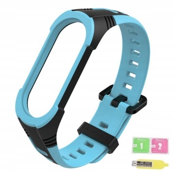 OPASKA ZAMIENNA do XIAOMI MI BAND 5 PASEK + FOLIA