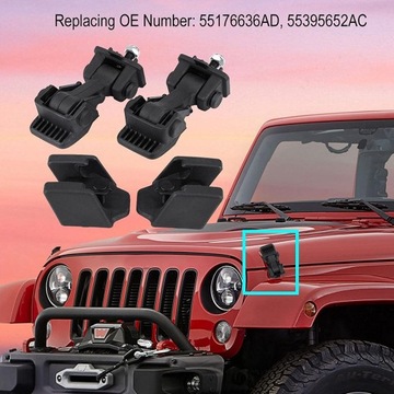 ZACZEP ZACZEPY ZAMKNIĘCIE MASKI WRANGLER TJ 96-06