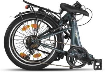 НЕМЕЦКИЙ ГОРОДСКОЙ СКЛАДНОЙ ВЕЛОСИПЕД АЛЮМИНИЕВАЯ НИЗКАЯ РАМА Аксессуары Shimano