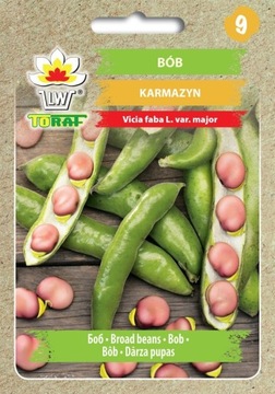 Bób Karmazyn Nasiona 30g