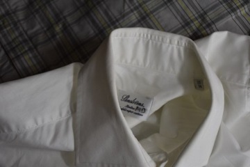 Stenstroms koszula męska XS 38 na spinki biała
