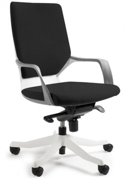 Fotel Apollo M - biały / Black biurowy