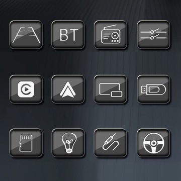 АВТОРАДИО 2 DIN BT ANDROID CARPLAY ПОЛЬСКИЙ