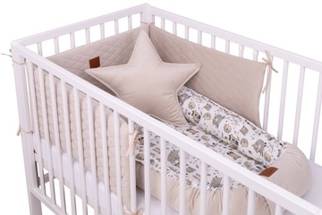 БАРХАТНАЯ ЗАЩИТА INFANTILO 180X30 ДЛЯ ДЕТСКОЙ кроватки