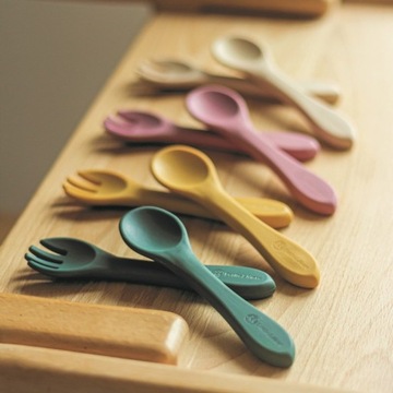 Силиконовые столовые приборы Intense Orche PETITE&MARS