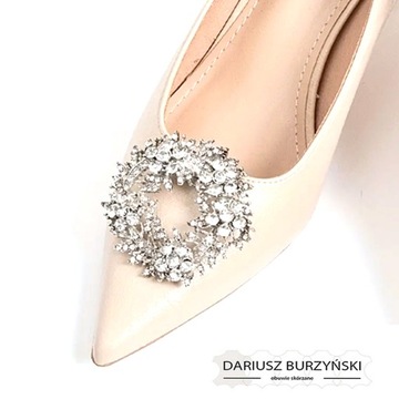 OZDOBA KORONA do butów NA TORBY BUTY BROSZKA KLIPS BURZYŃSKI