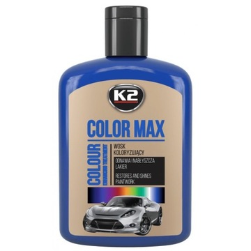 K2 COLOR MAX 200 ML NIEBIESKI WOSK KOLORYZUJĄCY