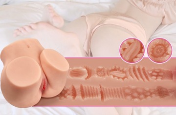 Masturbator Sztuczna Cipa Wagina Anal Pochwa 2.6KG