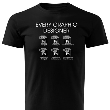 Koszulka T-shirt śmieszny napis PROBLEMY GRAFIKA