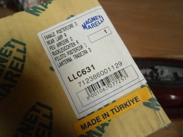 NOVÁ SVĚTLO ZADNÍ PRAVÁ PALIO VÍKEND KOMBI 98-01