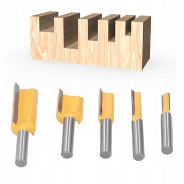 5 шт. ПРЯМОЙ РЕЗАК ДЛЯ ДЕРЕВА, ДЛИННЫЙ 8 мм.