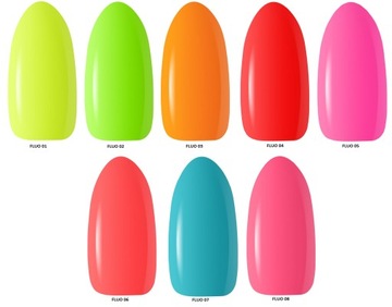 ЛЕТНЯЯ КОЛЛЕКЦИЯ CLARESA FLUO HYBRID POLISH NEON