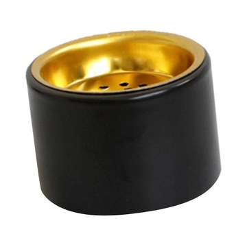 Керамический набор с курильницей конусовидной формы. Простой декор