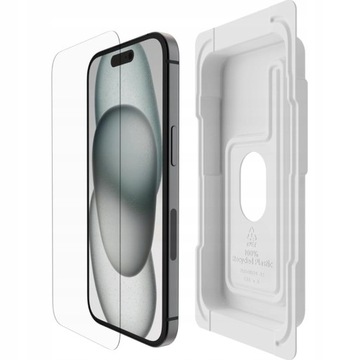 Belkin szkło hartowane do iPhone 15 / 14 Pro, UltraGlass2 z aplikatorem