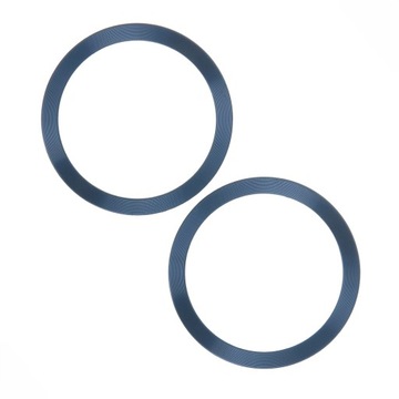 Metal Ring (2szt.) granatowy